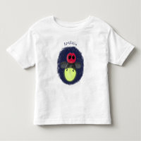 Cute lightning bug firefly cartoon illustration