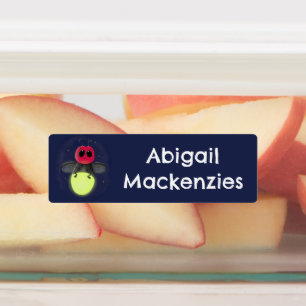 Cute lightning bug firefly cartoon personalised