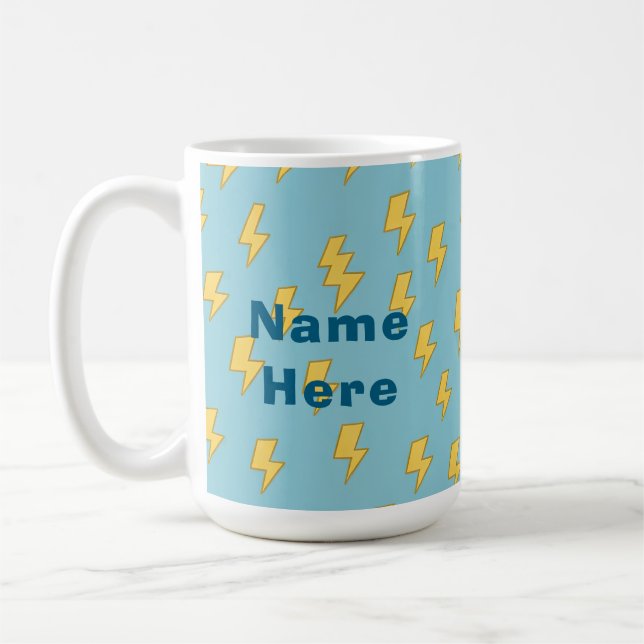 Cute Lightning Coffee Mug (Left)
