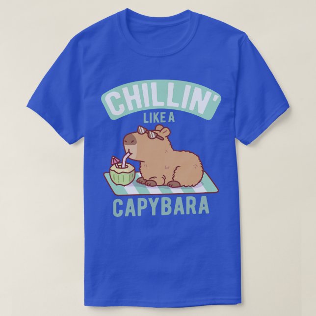 Cute  Like A Capybara T-Shirt (Design Front)