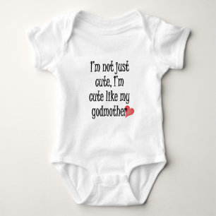 Cute Like My Godmother Baby Bodysuit