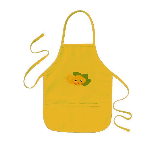 Cute Lil' Lemon Kids Apron (Front)