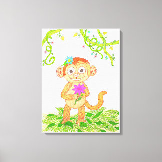 Cute lil Monkey Canvas Print