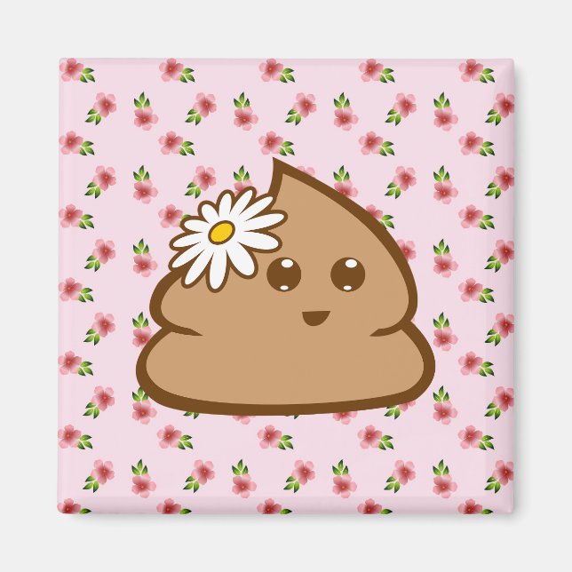 Cute Lil Poo Magnet (Front)