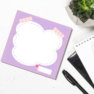 cute lilac sticky notes post-it notes