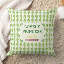 Cute Lime Pattern Lovely Princess