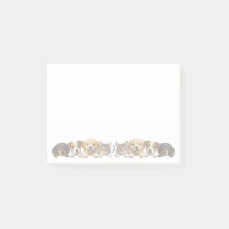 Cute Line of Dogs Notes