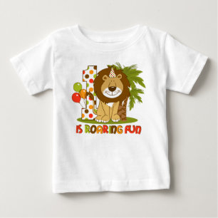 Cute Lion 1st Birthday Baby T-Shirt