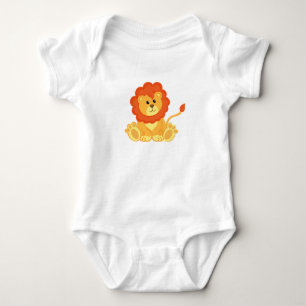 Cute Lion Baby Clothing Bodysuit