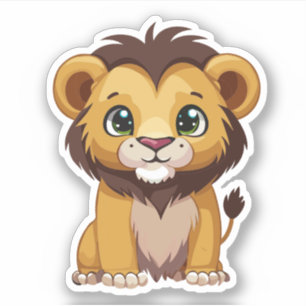 Cute Lion Cartoon Charactor