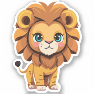 Cute Lion Cartoon Charactor
