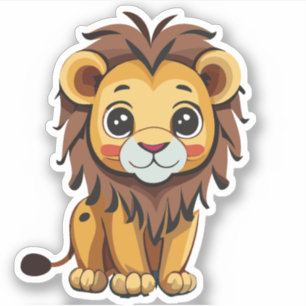 Cute Lion Cartoon Charactor