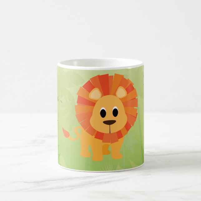 Cute Lion Coffee Mug (Center)
