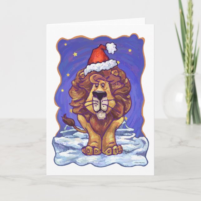 Cute Lion Holiday (Front)