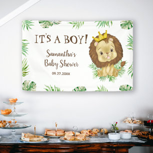 Cute Lion King Baby Shower Theme It's a Boy Banner