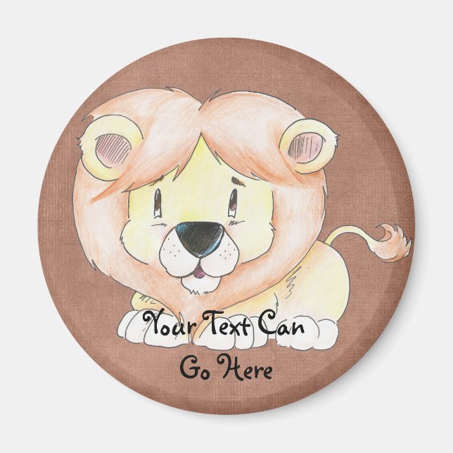 Cute Lion Magnet (Front)