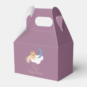 Cute Lion Moon Cloud Baby Shower Thank You Favour Box