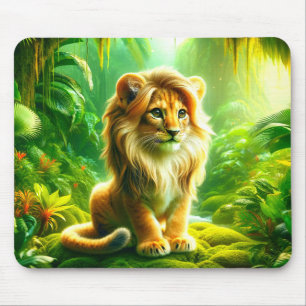 Cute Lion Mouse Mat