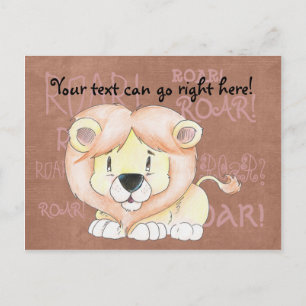 Cute Lion Postcard