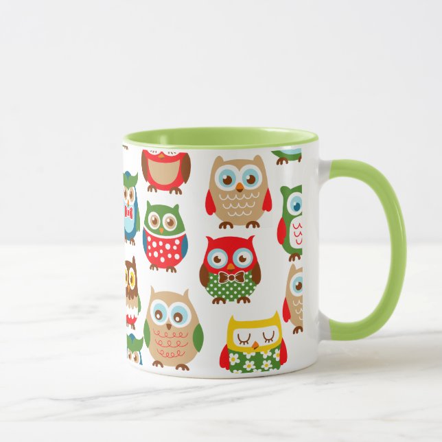 Cute Litte Owls Mug (Right)