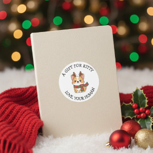 Cute Littel Cat To  and From Gift Tag