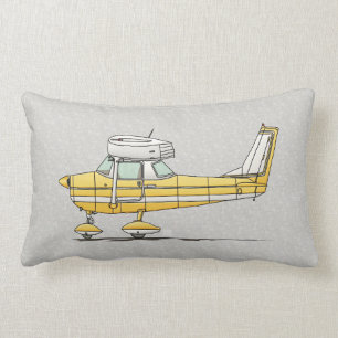 Cute Little Airplane Lumbar Cushion