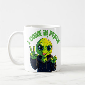 cute little alien, der kleine ausserirdische coffee mug