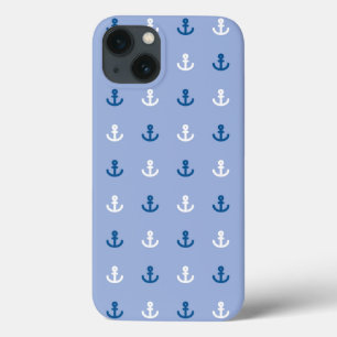 Cute Little Anchor Pattern iPhone 13 Case