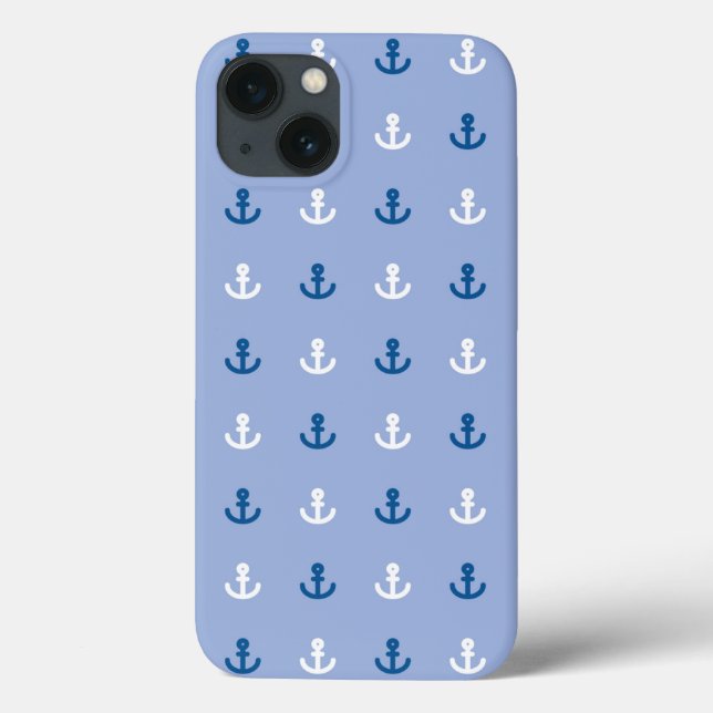 Cute Little Anchor Pattern Case-Mate iPhone Case (Back)