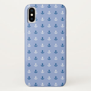 Cute Little Anchor Pattern iPhone X Case
