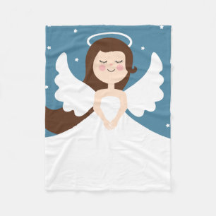 Cute Little Angel Fleece Blanket
