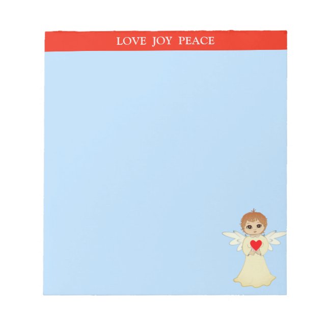 Cute Little Angel Notepad (Front)