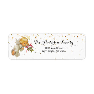 Cute Little Angel Return Address Label