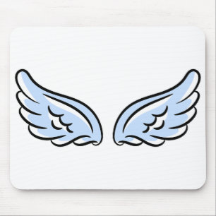 Cute Little Angel’s Wings Mouse Mat