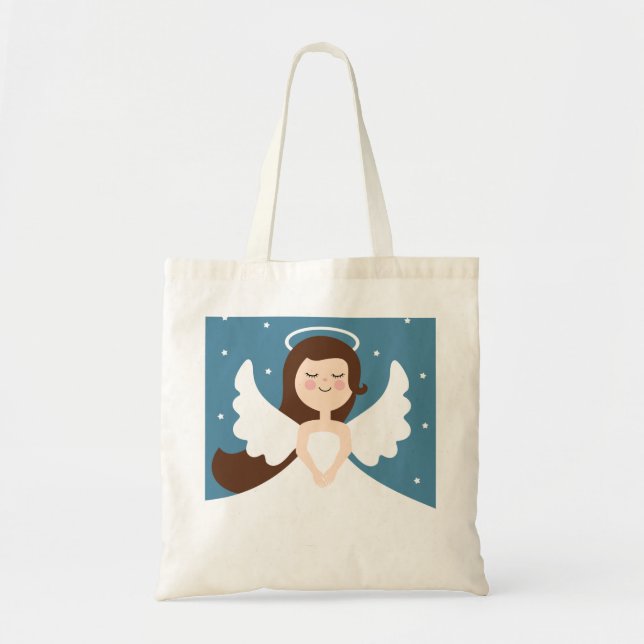 Cute Little Angel Tote Bag (Front)