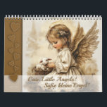 Cute little Angels – Süße kleine Engel Calendar<br><div class="desc">This angels calendar is designed to bring inspiration and joy all year round. Each month showcases heartwarming illustrations of cute little angels, brought to life with soft brown tones that radiate warmth and positivity. On the left side, small tone-on-tone hearts complete the design in a subtle and charming way. A...</div>