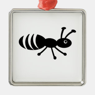 Cute Little Ant Metal Tree Decoration