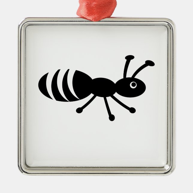 Cute Little Ant Metal Tree Decoration (Front)