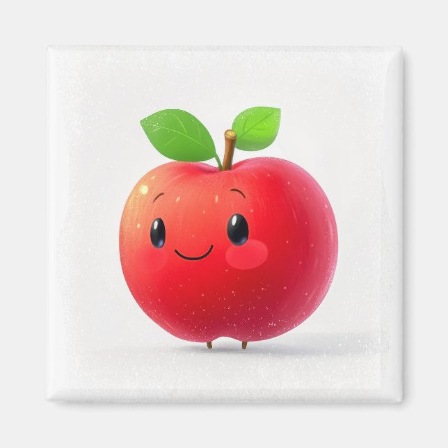 Cute Little Apple Magnet (Front)