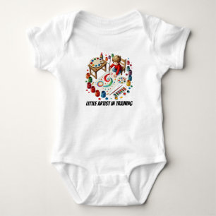 Cute little Artist in training customisable Baby Bodysuit