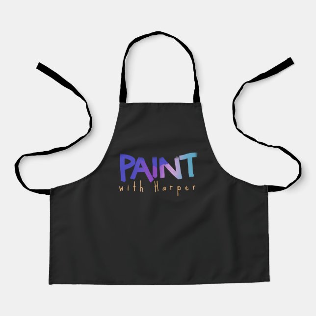 Cute Little Artist Studio Apron (Front)
