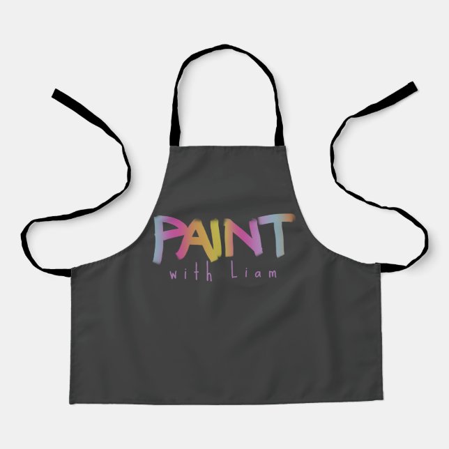 Cute Little Artist Studio Apron (Front)