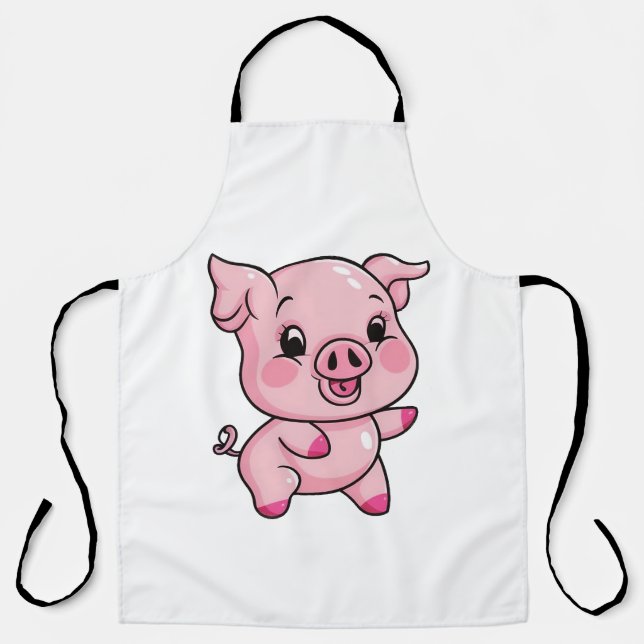 Cute Little Baby Pig Apron (Front)