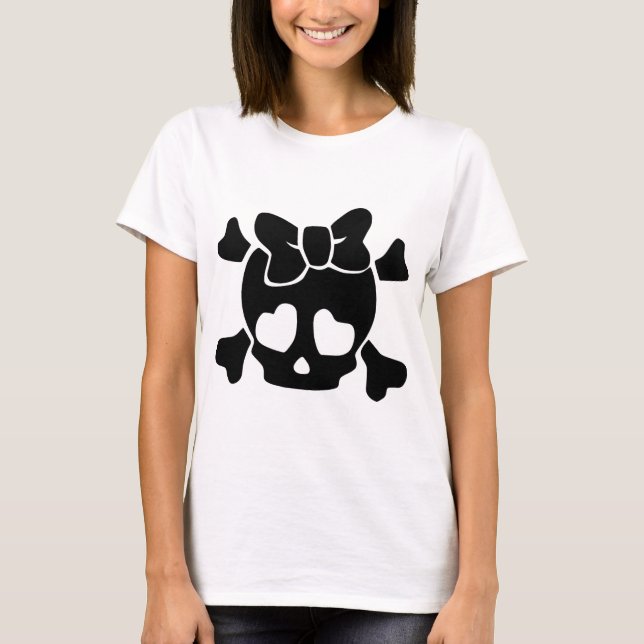 Cute Little Baby Skull T-Shirt (Front)