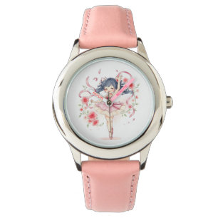 Cute little ballerina girl watch