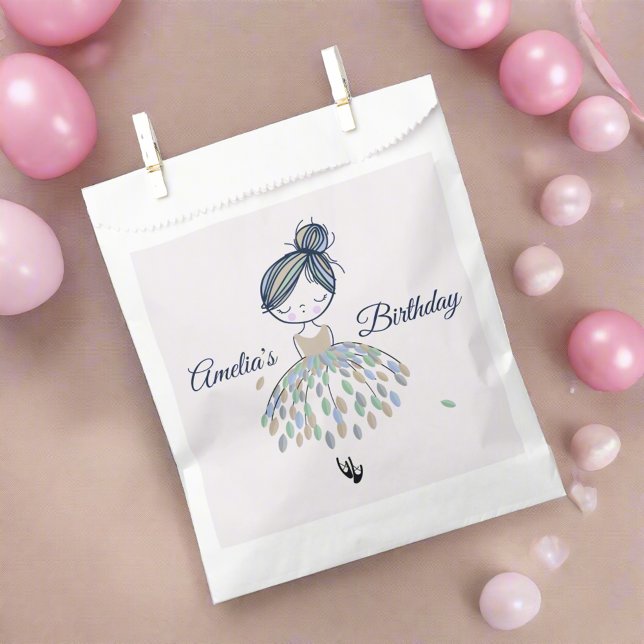 Cute Little Ballerina Princess Birthday Girls  Favour Bags (Creator Uploaded)