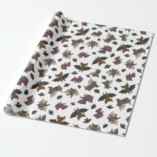 Cute Little Bat Patern Wrapping Paper