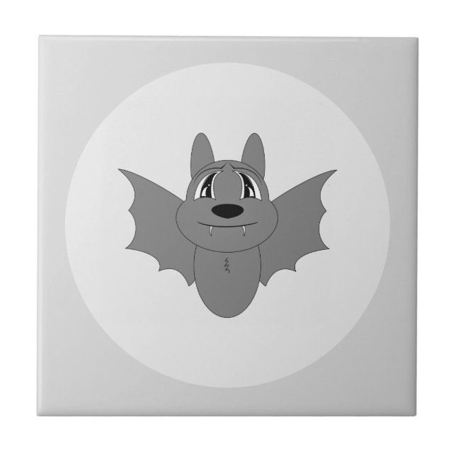 Cute Little Bat Tile (Front)