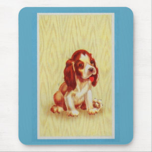cute little beagle puppy mouse mat