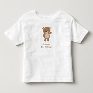 Cute Little Bear Second 2nd Birthday Toddler T-Shirt